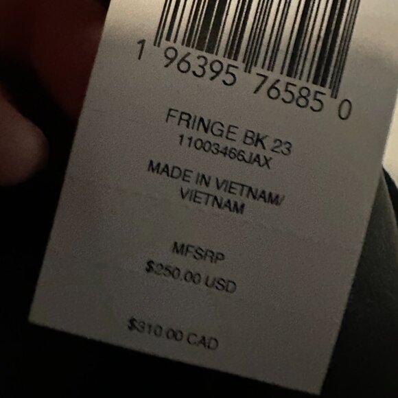 Coach Brooklyn Fringe small purse black silver - Picture 5 of 9